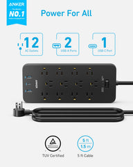 Anker 351 Power Strip, 2-pack