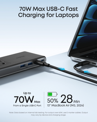 Anker Nano Power Strip (10-in-1, 70W, Clamp)