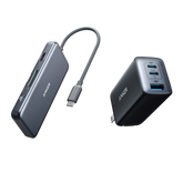Anker Nano Charging Station (6-in-1, 67W) and Anker 341 USB-C Hub (7-in-1)