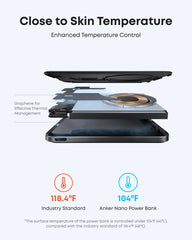 Anker Nano Power Bank (5K, MagGo, Slim, 2-Pack)