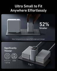 Anker Prime Charger (100W, 3 Ports, GaN) and Anker 737 Power Bank (PowerCore 24K)