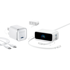 Anker Nano Charging Station (7-in-1, 100W) and Anker Nano Charger (45W) with Cable